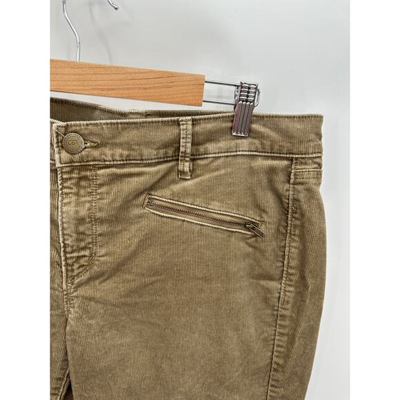 LOFT Green Corduroy Cotton Blend Skinny Pants Women's Size 10/30 - Picture 4 of 9